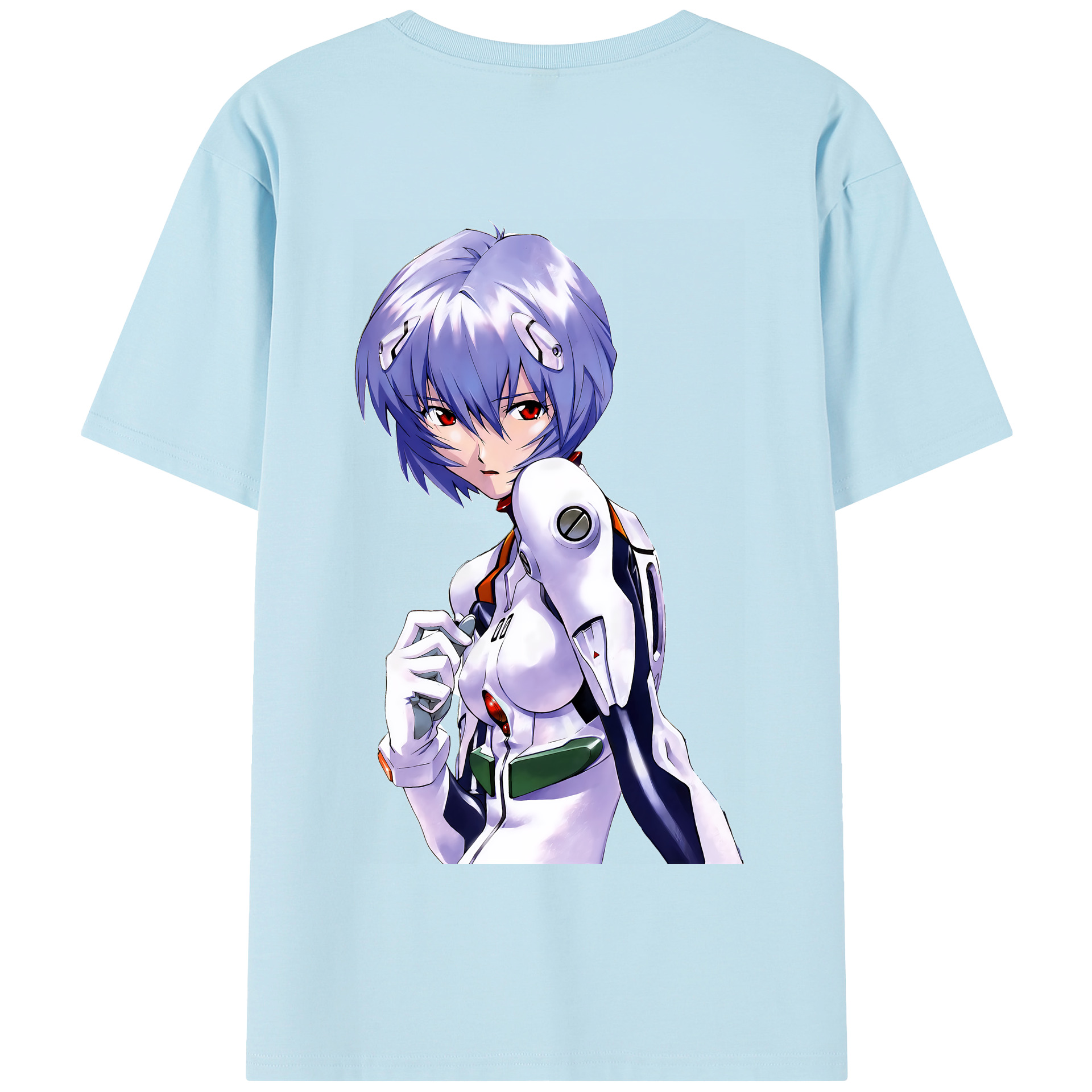 （画像用） EVA 新世紀エヴァンゲリオン 綿100％半袖Tシャツ（背面プリント）